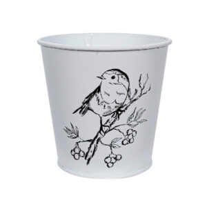 Art.2473 Base Metálica Diseño Con Pájaro 10.5x11cm 1pz