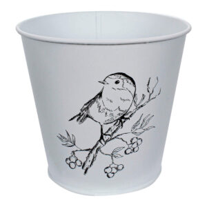 Art.2486 Base Metálica Diseño Con Pájaro 14.6x16cm 1pz