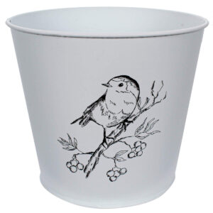 Art.2489 Base Metálica Diseño Con Pájaro 16x18.5cm 1pz