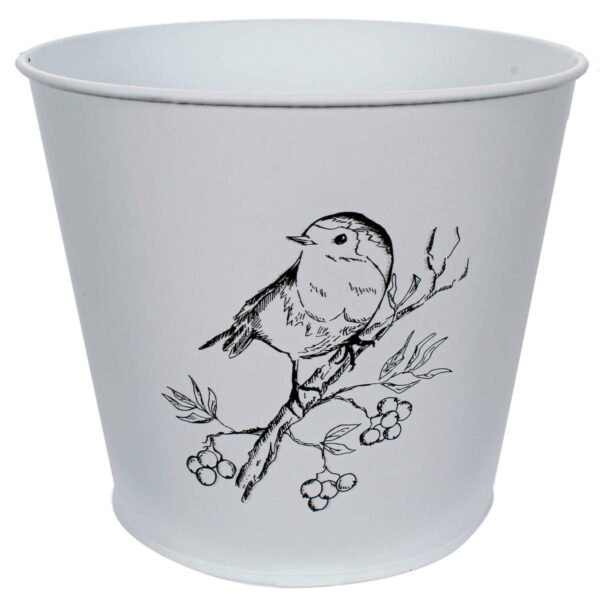 Art.2489 Base Metálica Diseño Con Pájaro 16x18.5cm 1pz
