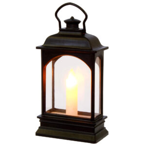 Art.2506 Mini Quinque De Plástico Con Vela (Incluye 3 baterías reemplazables) 12.5x7x4cm 1pz