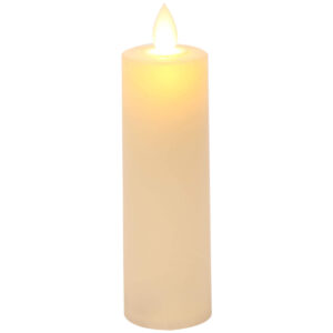 Art.2511 Velas Con Luz Led (Cada Pieza Incluye 1 Bateria reemplazable) 14x3.8cm 2pz