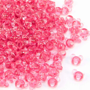 Art.2555 Cuenta Mk Redonda Transparente 14x10mm 1000pz