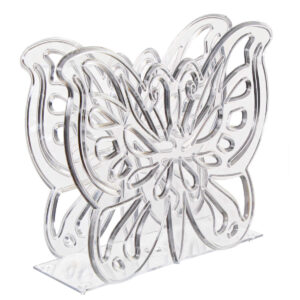 Art.2569 Servilletero Mariposa De Plástico 10.5x12x4cm 1pz