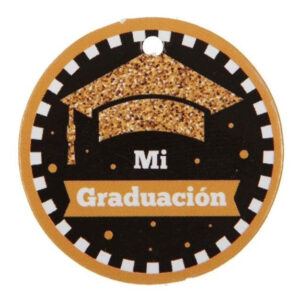 Art.2601 Tarjeta Mi Graduación 3.5x3.5cm 24pz