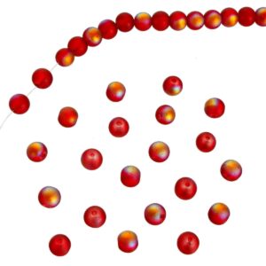 Art.2642 Cuenta Cristal Mate Colores AB 8mm Hilo 41cm (Aprox 56pz)