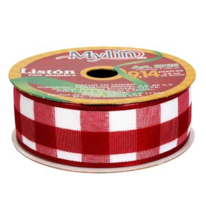 Art.2725 Listón Cuadado Orilla/Metálica 3.8cm 9.14m 1pz