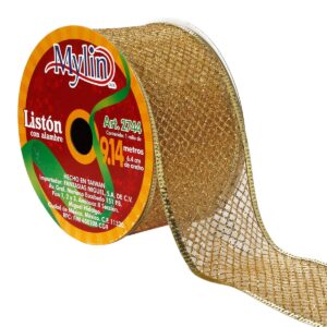 Art.2744 Listón Organza Rombo 6.4cm 9.14m 1pz