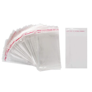 Art.2879 Bolsa Celofán con Sello Adhesivo 8x5cm 100pz