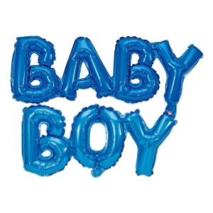Art.2885 Globo Letrero Baby Boy/Girl 86cm 1pz