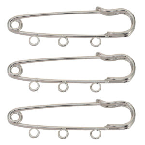 Art.3033 Seguro Con 3 Argollas 1cmx5cm 3pz