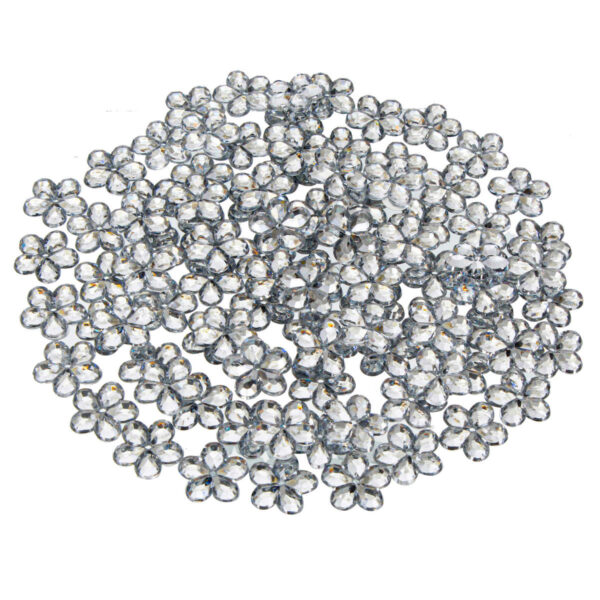 Art.3059 Piedra Acrílica Flor 16mm 100pz