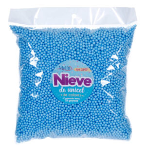 Art.3197 Nieve De Unicel Colores Bolsa 25g 1pz