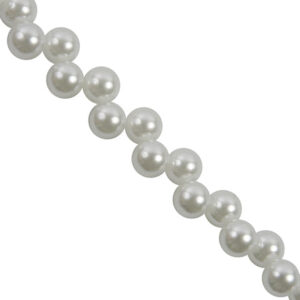 Art.3225 Perla Fina Perforación Alta 8mm Hilo 42cm (aprox 65pz)