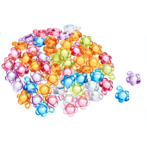 Art.3293 Cuenta Acrílica Flor 18x14mm 250g (aprox 300pz)