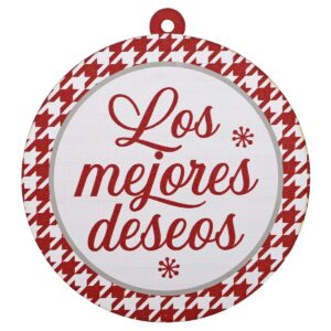 Art.334 Esfera Navidad 13x12cm 1pz