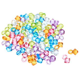 Art.3348 Cuenta Acrílica Diamante 14x9mm 250g (aprox 840pz)