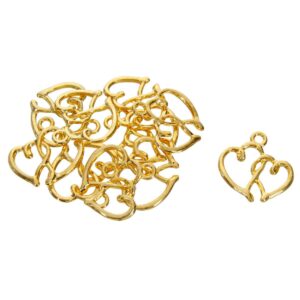 Art.3445 Dije Contorno Corazón 19mm 10pz