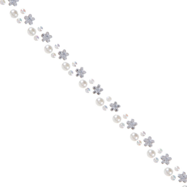Art.3557 Galón Piedra Acrílica Flor Con Adhesivo 90cm 1pz