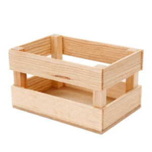 Art.3581 Huacal Rectangular De Pino 5.5x10x7cm 1pz