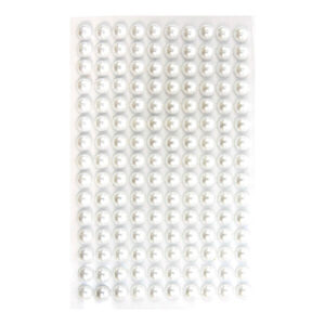 Art.3693 Perla Con Adhesivo 8mm 1 Planilla (aprox 150pz)