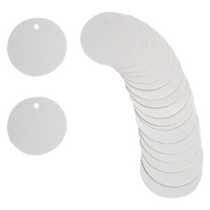 Art.3703 Tarjeta Lisa Redonda 4x4cm 20pz