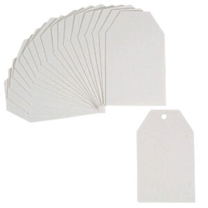 Art.3706 Tarjeta Lisa Rectangular 6.5x4cm 20pz