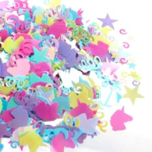 Art.3809 Lentejuela Surtido Unicornio Varios Tamaños 50g