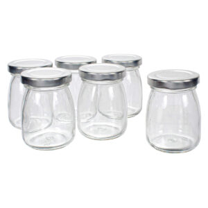 Art.3876 Frasco Con Tapa (aprox 100ml) 7.3x5.8cm 6pz