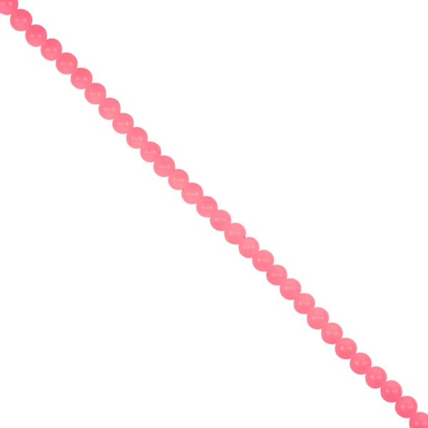 Art.3901 Cuenta Redonda Brillante 4mm Hilo 41cm (aprox 103pz)