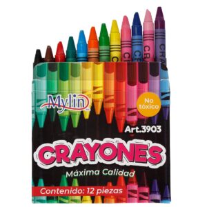 Art.3903 Juego De Crayones 7cm 12pz