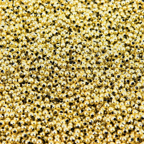 Art.3919 Perla Plástica En Colores Metálicos 3mm 250g (aprox 16,500pz)