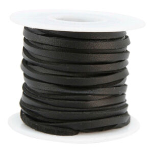 Art.3951 Cordón Plano Imitación Piel 3mm 10m
