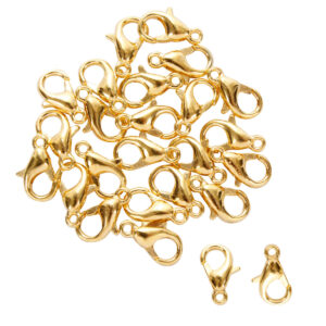 Art.4012 Broche Langosta Oro 9x4mm 25pz