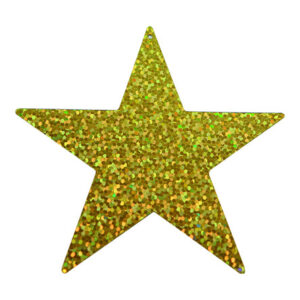 Art.4039 Lentejuela Estrella Láser 80mm 15g (aprox 25pz)