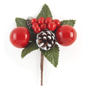Art.406 Pick Navidad De Frutas 11cm 1pz