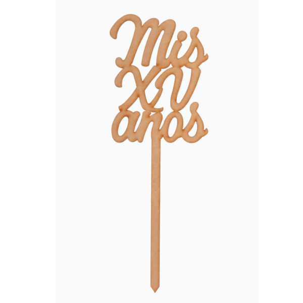 Art.4111 Pick Mis Xv Años 28x11cm 1pz