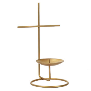 Art.4113 Herrería Cruz Para Vela 16x10x8.5cm 1pz