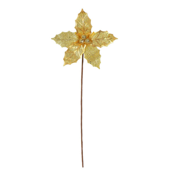 Art.4176 Vara Nochebuena Diamantada 40x20cm 1pz
