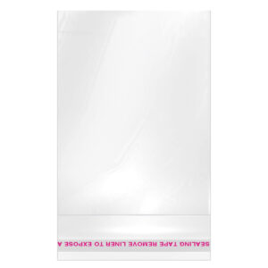 Art.4265 Bolsa Celofán con Sello Adhesivo 11x8+3cm 100pz