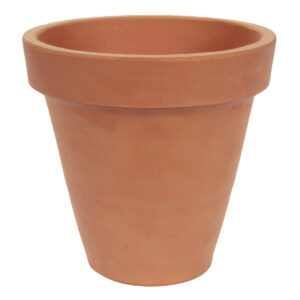 Art.439 Maceta De Barro Prensada #14 15.5x15.5cm 1pz