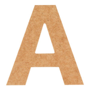 Art.4390 Letras Mayúsculas 12cm 1pz