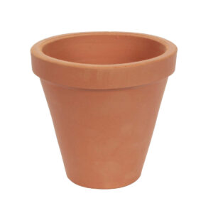 Art.446 Maceta De Barro Prensada #10 11.7x12cm 1pz