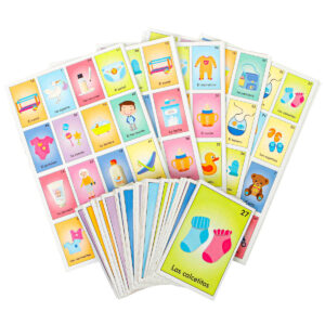 Art.4489 Lotería Baby Shower 19.3x12.5cm 10pz