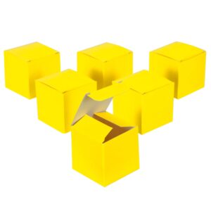 Art.4529 Caja Cuadrada Color Neón 4x4x4cm 6pz