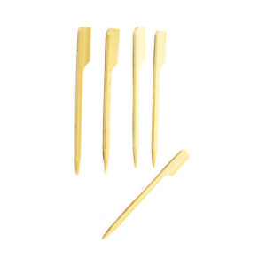 Art.4535 Palito De Bamboo Con Bandera 12cm 50pz