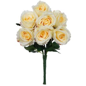 Art.4565 Bush Grande Rosas Finas X7 43cm 1pz