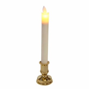 Art.4598 Vela Flama Movible Led Con Candelabro 23.5x5.4cm 1pz