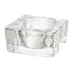 Art.4613 Porta Vela De Cristal 3x6cm 1pz