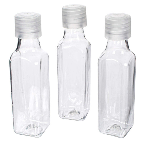 Art.4631 Botella Aceite Plástico 50ml 10.4X2.5X2.5CM 3PZ